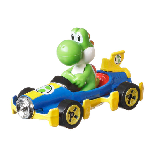Hot Wheels Mario Kart Veículo de Brinquedo Yoshi Match
