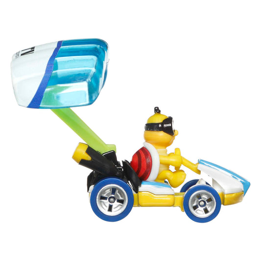 Hot Wheels Mario Kart Veículo de Brinquedo Lakitu Padrão Kart com Cloud Glider