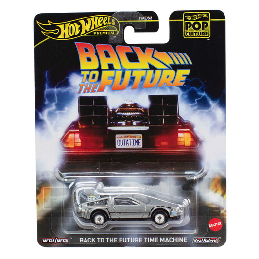 Hot Wheels Collector Veículo de Brinquedo BTTF DeLorean DMC12