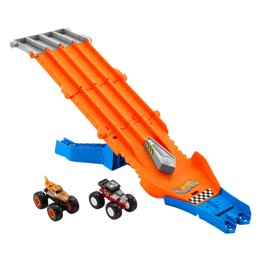 Hot Wheels Monster Trucks Pista de Juguete Carrera de Destrucción