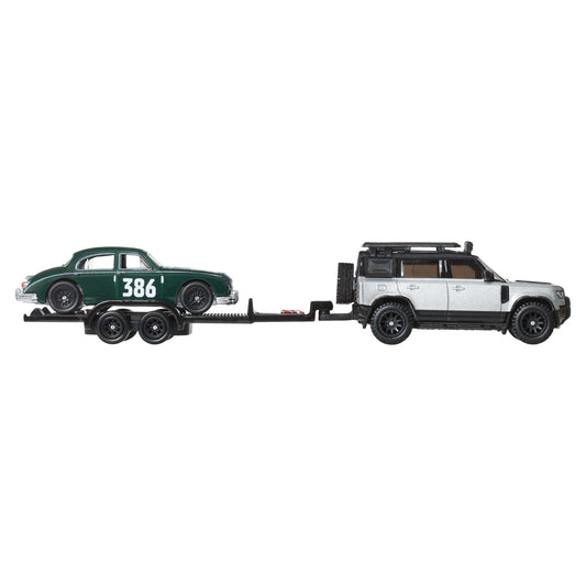 Hot Wheels Collector Veículo de Brinquedo Carro Transportador Land Rover Defender 110