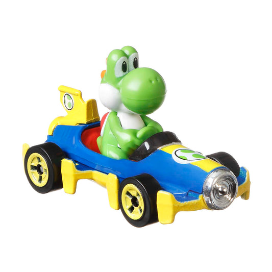 Hot Wheels Mario Kart Veículo de Brinquedo Yoshi Match