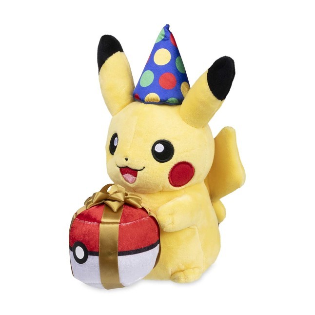 Birthday Pikachu Poké Plush - 9 In.