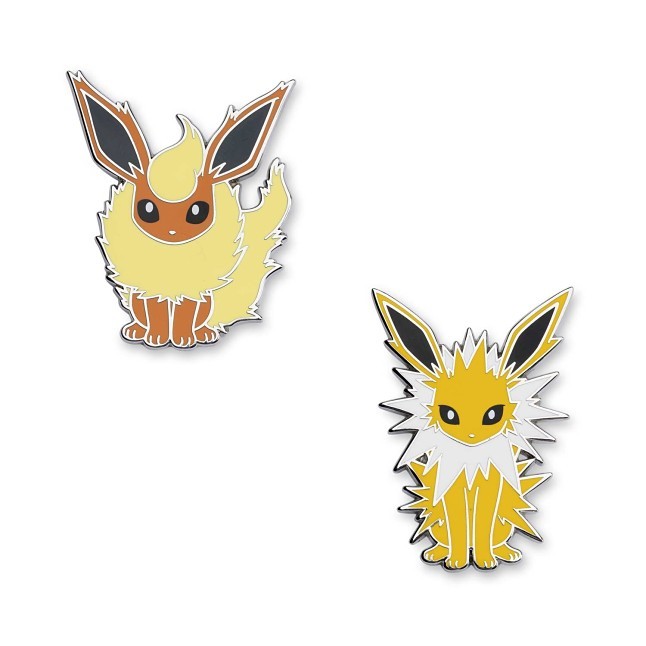 Jolteon & Flareon Pokémon Pins (2-Pack)